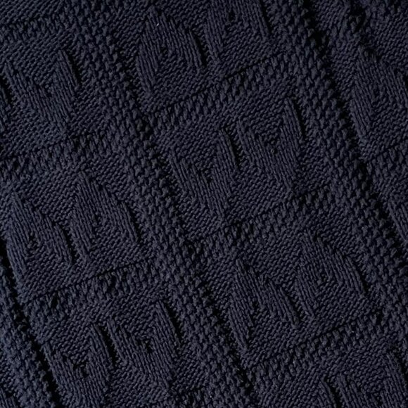 HATCH Maternity Heavyweight Knit Sweater Boatneck Navy Size 1 (2-4) or Small - Picture 7 of 8